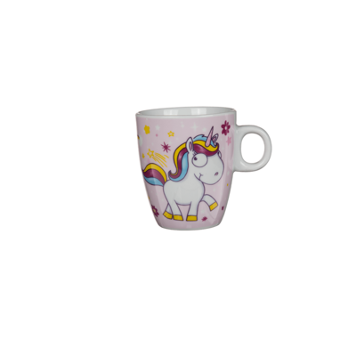 Porcelain mug, Comic Unicorn,