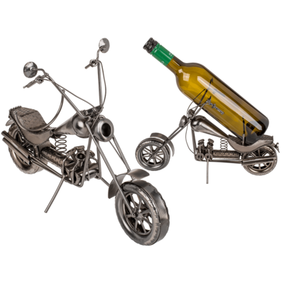 Portabottiglie in metallo, Motocicletta II,