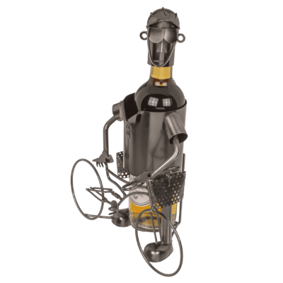 Porte-bouteille en métal, cycliste