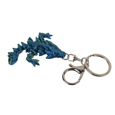 Porte-clès en métal, Motif 3D,