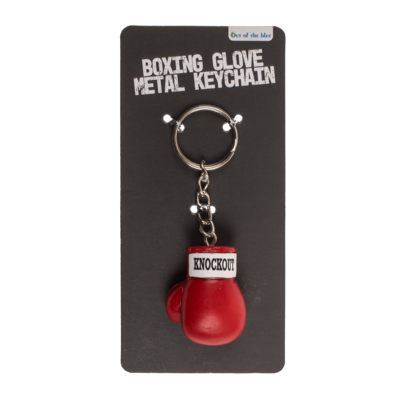 Porte-clés métal, gant de boxe