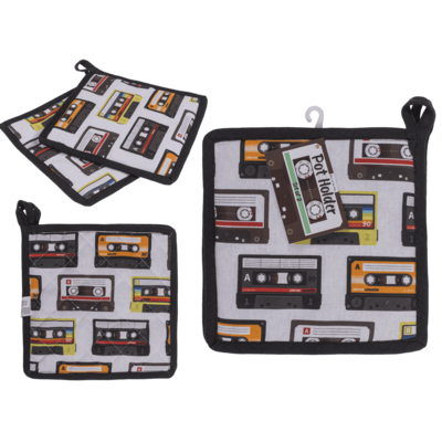 Pot holder, cassettes,