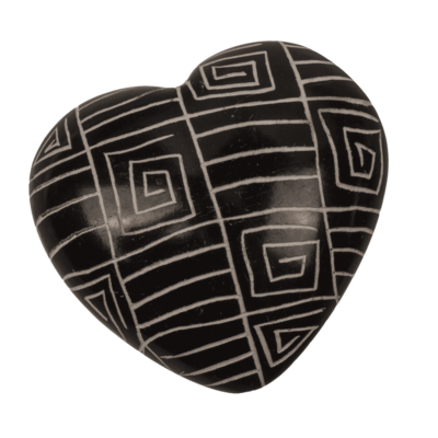 PREORDER - Soap Stones, Hearts, with engraving,