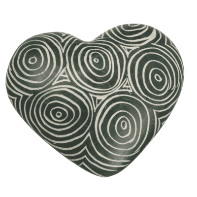 PREORDER - Soap Stones, Hearts, with engraving,