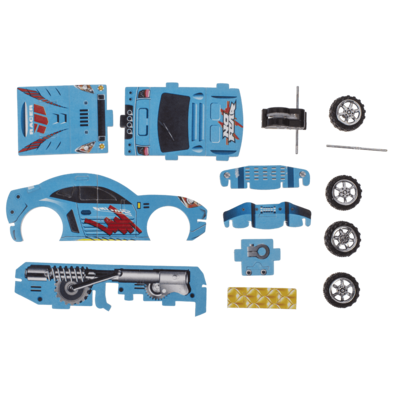 Pullback DIY Race Cars construction set,