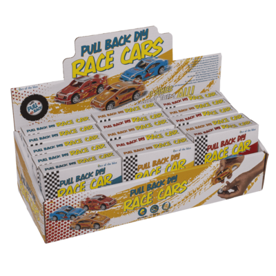 Pullback DIY Race Cars construction set,