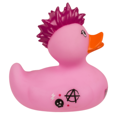 Punk Squeaking Duck, ca. 10 cm,