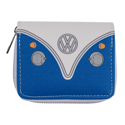 Purse, VW T1 Bus, blue, ca. 9 x 11 cm,