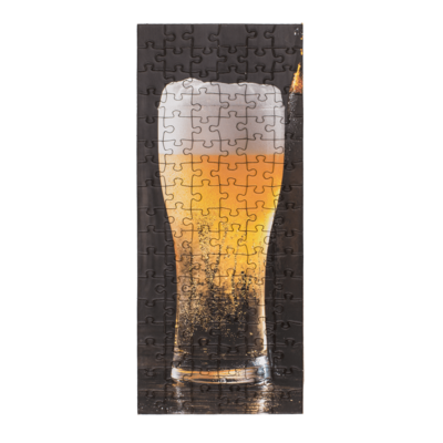 Puzzle, Bière, 102 pièces, env. 10,5 x 25 cm,