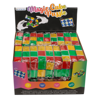 Puzzle-Cube magique, dans sachet poly,