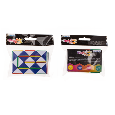 Puzzle-Cube magique, dans sachet poly,