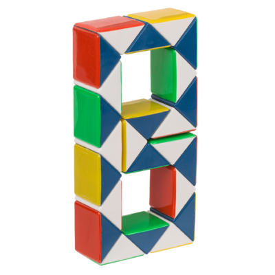 Puzzle-Cube magique, dans sachet poly,