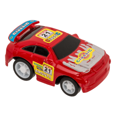 Racing car with pull back, approx. 5,5 x 4 cm,