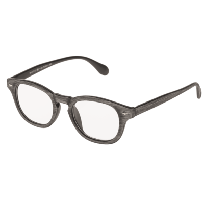 Reading glasses with plastic frame, 5 strengths,