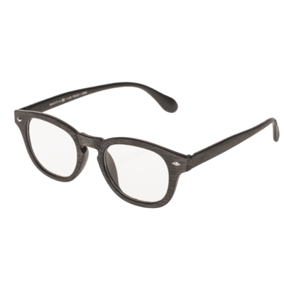 Reading glasses with plastic frame, 5 strengths,