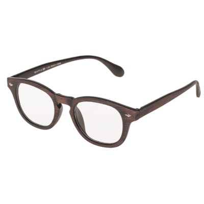 Reading glasses with plastic frame, 5 strengths,