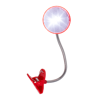 Reading light with 2 LED (incl. batteries) ,