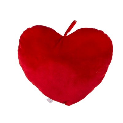 Red plush heart, I love you,