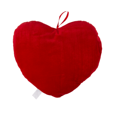 Red plush heart, Ich liebe Dich,