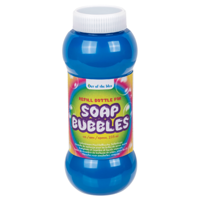 Refill bottle for soap bubbles with ca. 235 ml,