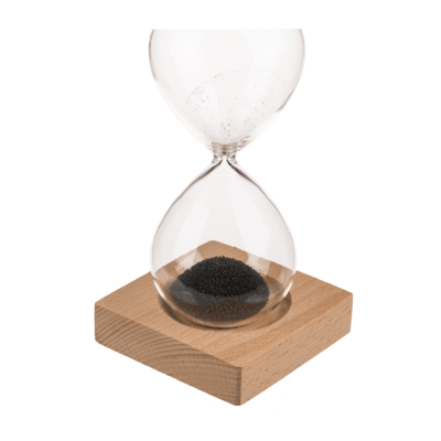Reloj de arena con arena magnético, aprox. 16 cm,