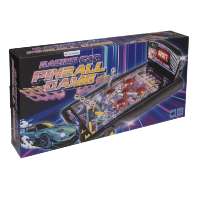 Rennwagen Pinball-Spiel, 43 x 25,5 x 17 cm,