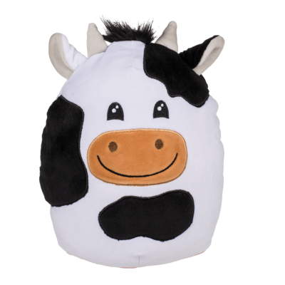 reversible cow plush