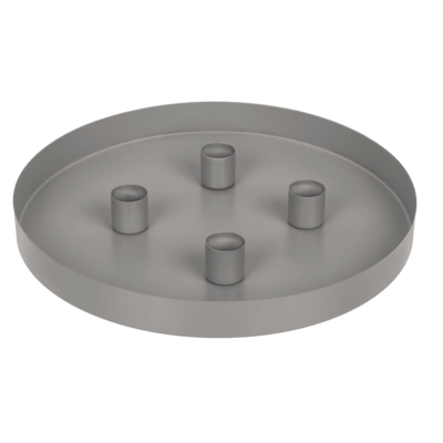 Round metal holder II, D:25 cm, with 4