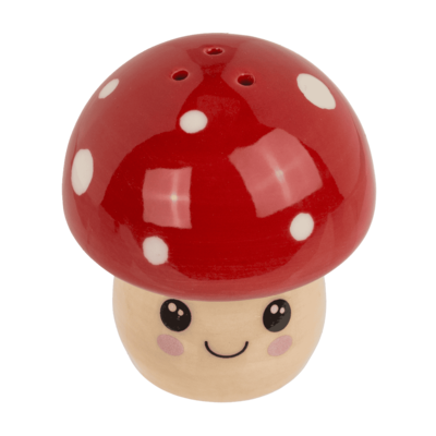 Salt & pepper shaker, Kawaii mushrooms,