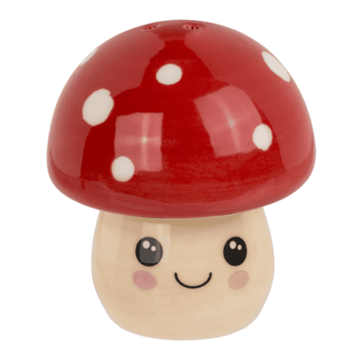 Salt & pepper shaker, Kawaii mushrooms,