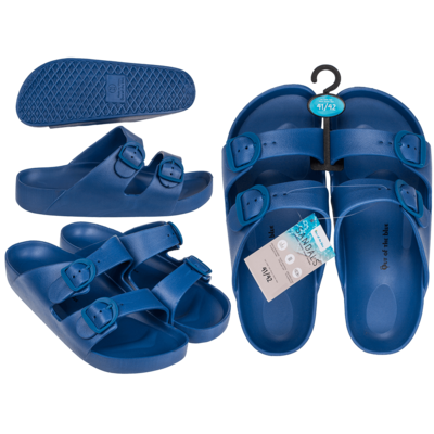 Sandales pour hommes, bleu, taille 41/42,