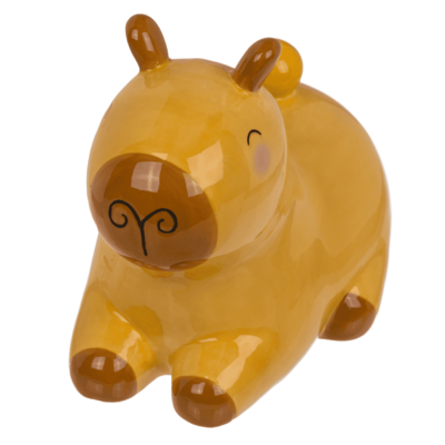 Saving bank, Capybara, 15 x 9 cm, ceramic,