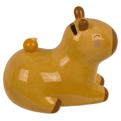 Saving bank, Capybara, 15 x 9 cm, ceramic,