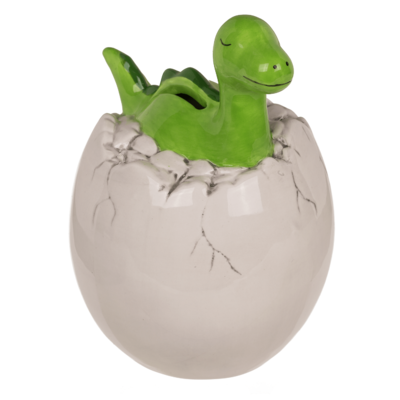 Saving bank with lock, Dino out of Egg,