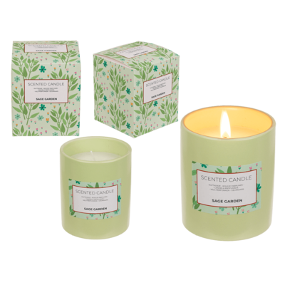 Scented Candle, Sage Garden,