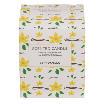 Scented candle, Soft Vanilla,