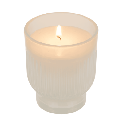 Scented canlde in glass, Fresh cotton,