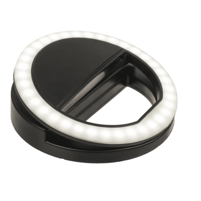 Selfie LED Ring mit 3 Intensitäten, ca. 8,5 cm,