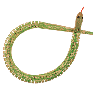 Serpent pour jouer en bois, env. 50 cm