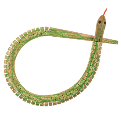 Serpiente de madera, aprox. 50 cm