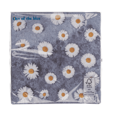 Serviettes en papier, Daisy Flowers