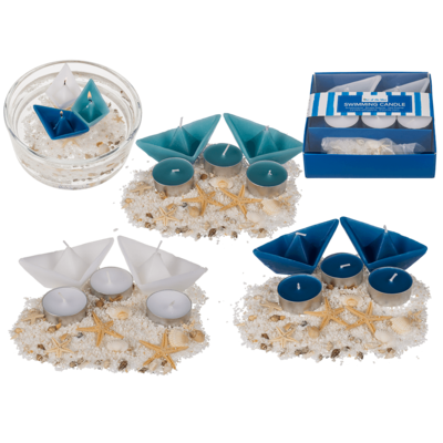 Set de velas marítimo, velas flotantes,