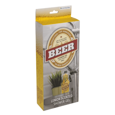Shower gel, Beer, approx. 300 ml in PET bag with