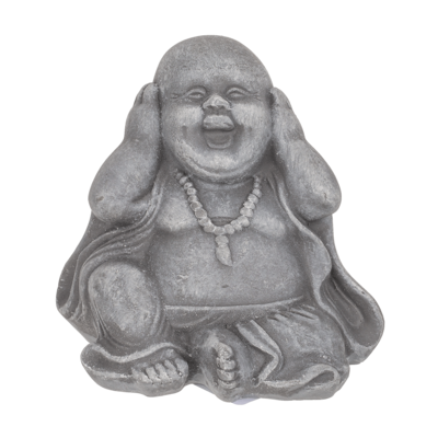 Sitzende Deko-Figur, Buddha (nichts böses sehen,