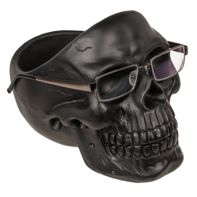 Skull Organiser, with Glasses Holder and