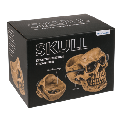 Skull Organiser, with Glasses Holder and