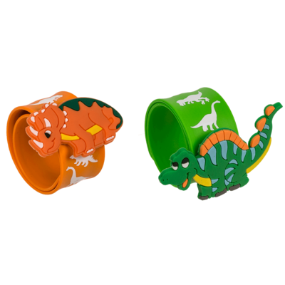 Snap Band, Dinosaur, approx. 21,5 x 3,5 cm, [59/2193] - Out of the blue KG  - Online-Shop