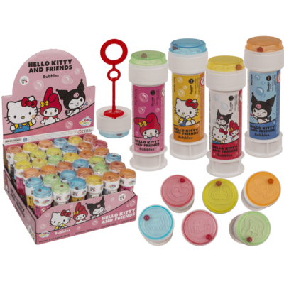 Soap bubbles with puzzle, Hello Kitty,