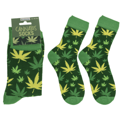 Socken, Cannabis, Größe 42-46,