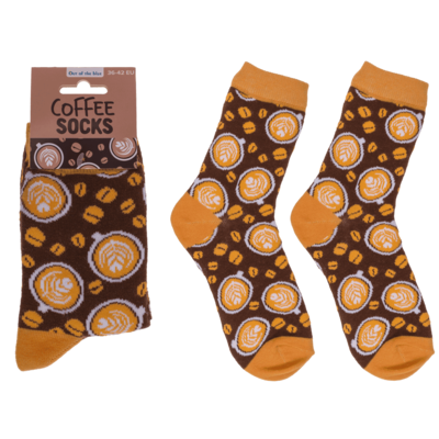 Socken, Kaffee, Größe 36-42,